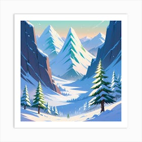 Winter Landscape 2 Art Print