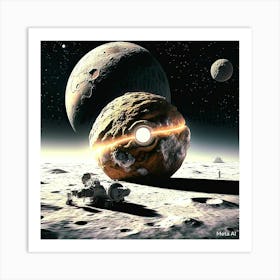 Nasa'S Moon Art Print