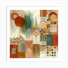 Abstract Painting 27 Art Print