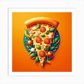 Pizza18 Art Print