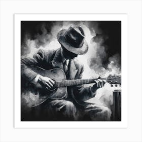 Acoustic Guitar Art Print