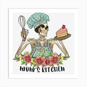 Mom And Kitchen Art Print