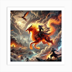 Ignis Luporum Episode 10 Scene Art Print