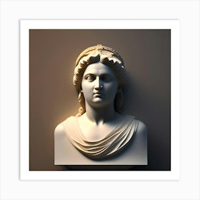 Bust Of Aphrodite 2 Art Print