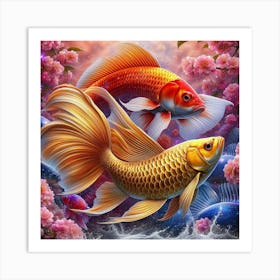 Koi Fish 6 Art Print