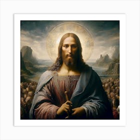 Salvator Mundi
(Painting by Leonardo da Vinci) Art Print