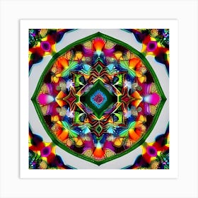 Psychedelic Mandala 24 Art Print