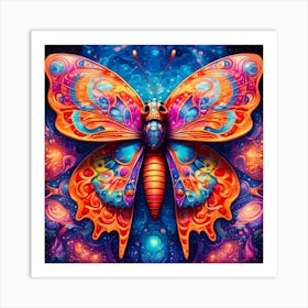 Butterfly Skullerfly Art Print
