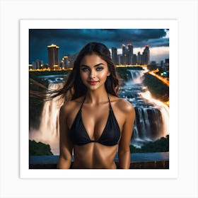 Niagara Fallschj Art Print