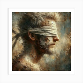 Blindfolded 7 Art Print