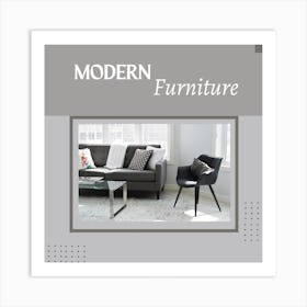 Modern Furniture 1 Art Print