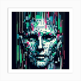 Pixel Art 1 Art Print