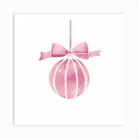 Christmas Ball Ornament Art Print