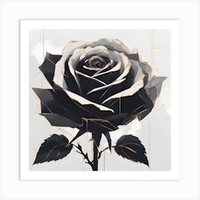 Black Rose 2 1 Art Print