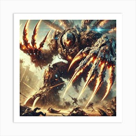 Ragnarok Titan Claws Iron Commonwealth Art Print