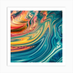 Abstract Painting 8 Art Print