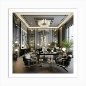 Deco Interior Design 1 Art Print