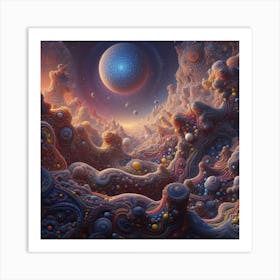 Psychedelic Universe Art Print