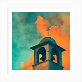 Church Bell Tower Art Print