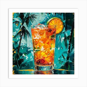 Tequila Cocktail Art Print