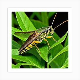 Crickets Insects Chirping Jumping Green Legs Antennae Noise Hopper Herbivores Garden Fiel (2) Art Print