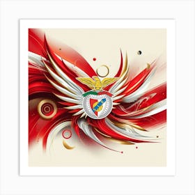 S.L. Benfica Logo Wall Art 13 Art Print