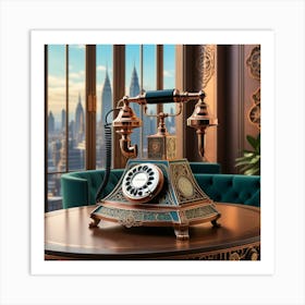 Hermoso reloj antiguo Art Print