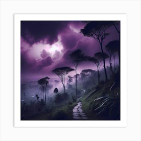 Dark Forest 3 Art Print