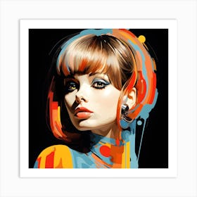 Mod Girl 9 Art Print