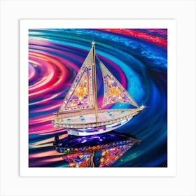 Sailor Boat Art Print