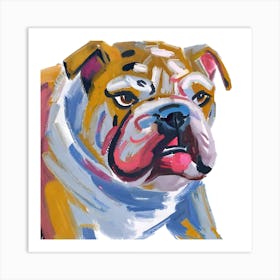 Bulldog 02 Art Print