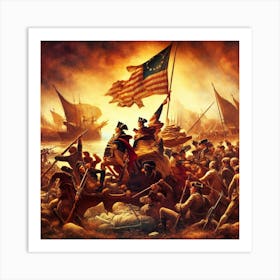 Battle Of New York Art Print