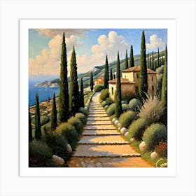 Path To The Sea Art Print