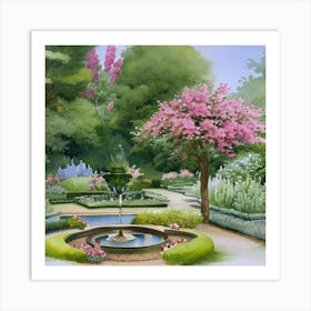 Garden In Bloom Art Print