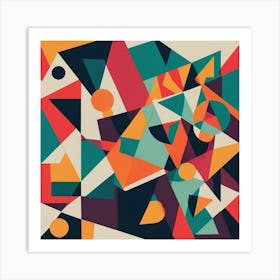 Abstract Geometric Design 3 Art Print