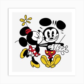 Mickey And Minnie 1 Art Print