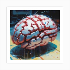 Brain Painting 3 Art Print