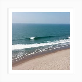 Aerial View Of The Beach 8 Art Print