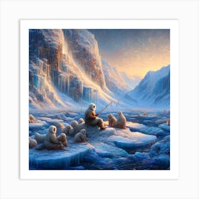 Polar Bears Art Print