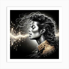 MICHAEL JACKSON WALL ART 2 Art Print