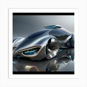 Futuristic car Art Print