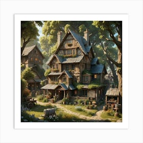 Fairytale House 3 Art Print