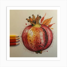 Pomegranate 20 Art Print