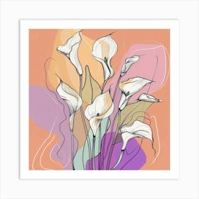 Calla Lilies 2 Art Print