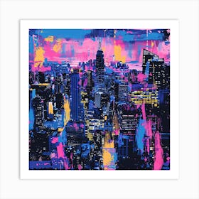 New York City Skyline 13 Art Print