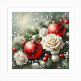 Merry Christmas 1 Art Print