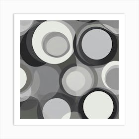 Abstract Circles 22 Art Print