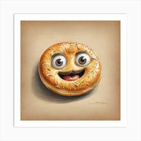 Bagel 3 Art Print