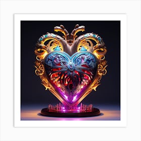 Heart Of Light 2 Art Print