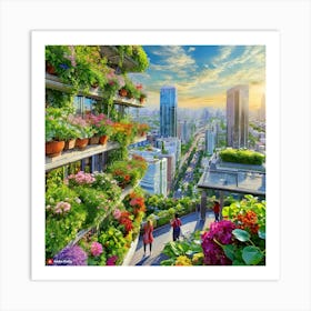 Vertical Garden Art Print